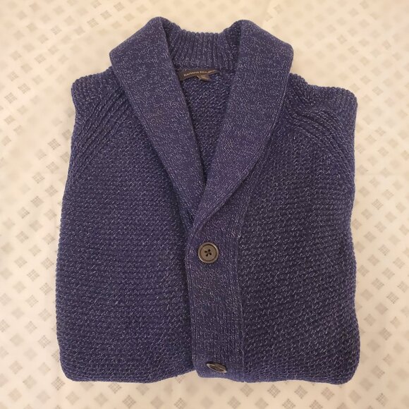 Banana Republic Men's 5-Button Shawl Cardigan Merino Wool-Blend - XL TALL - Picture 6 of 15